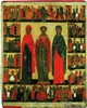 Barbara, St, Parasceva and Juliana, St, with the scenes of the lifes of Barbara, Juliana of Heliopolis and Juliana of Nicomedia, St.  